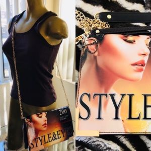 NWT Unique FASHION MAGAZINE Crossbody PURSE